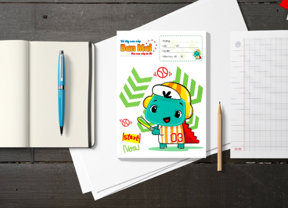 Lựa chọn vở ô ly có độ trắng tự nhiên 