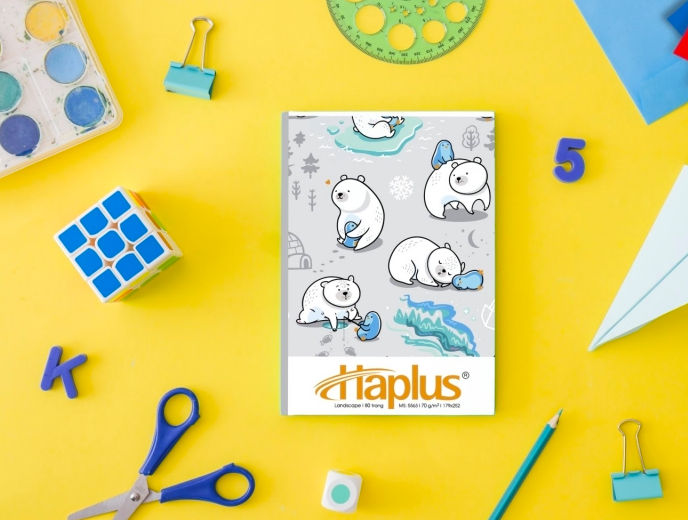 Vở dán gáy Haplus Landscape